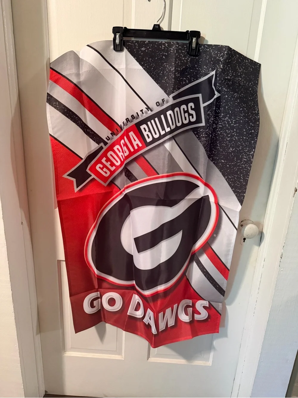 Impressions Black Georgia Bulldogs 'Go Dawgs' Flag